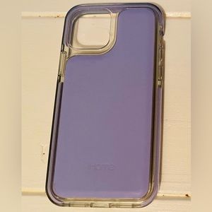 iHome Velo Silicone Impact Lavender Phone Case for iPhone 13 Pro Max 12 Pro Max